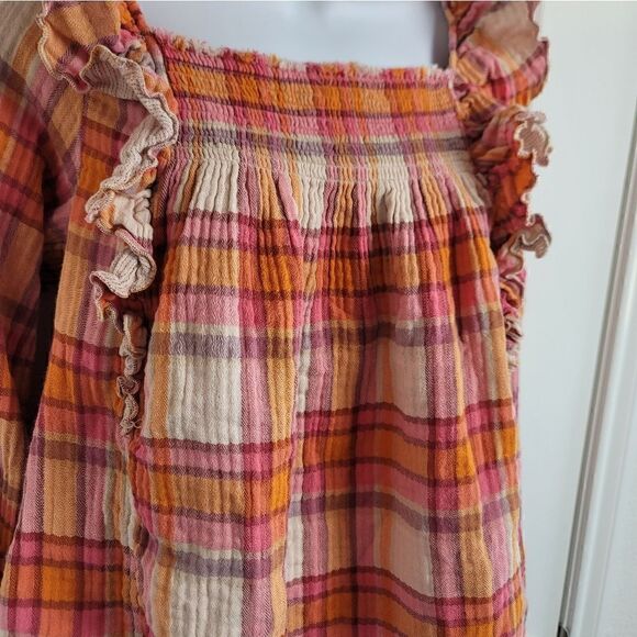 WE THE FREE 'Siena' Plaid Top - Picture 3 of 14